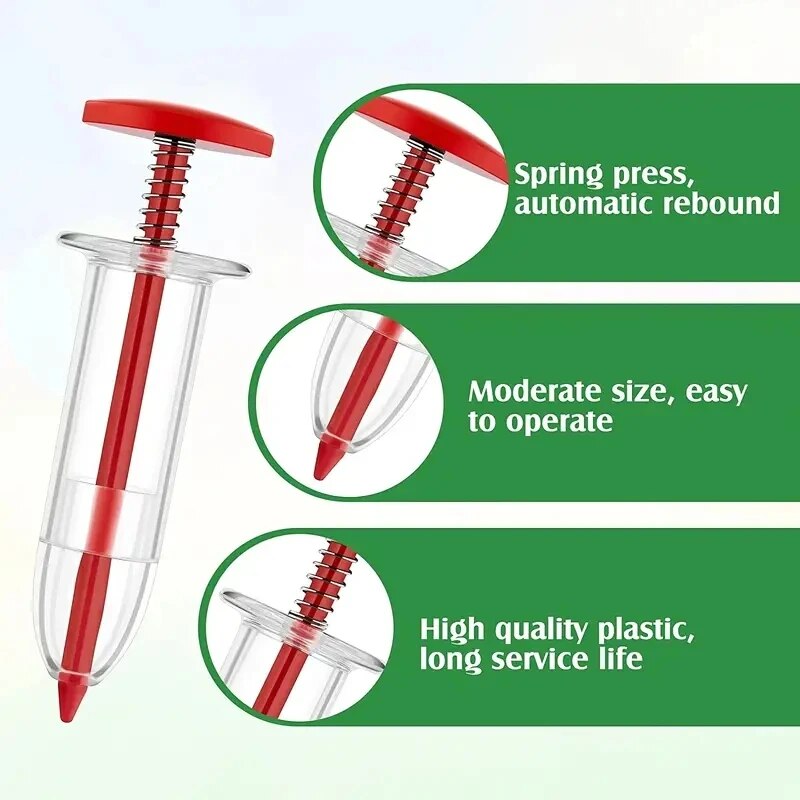 Manual Syringe Type Seed Sower - đánh giá và giá Gardening Tools And Uses