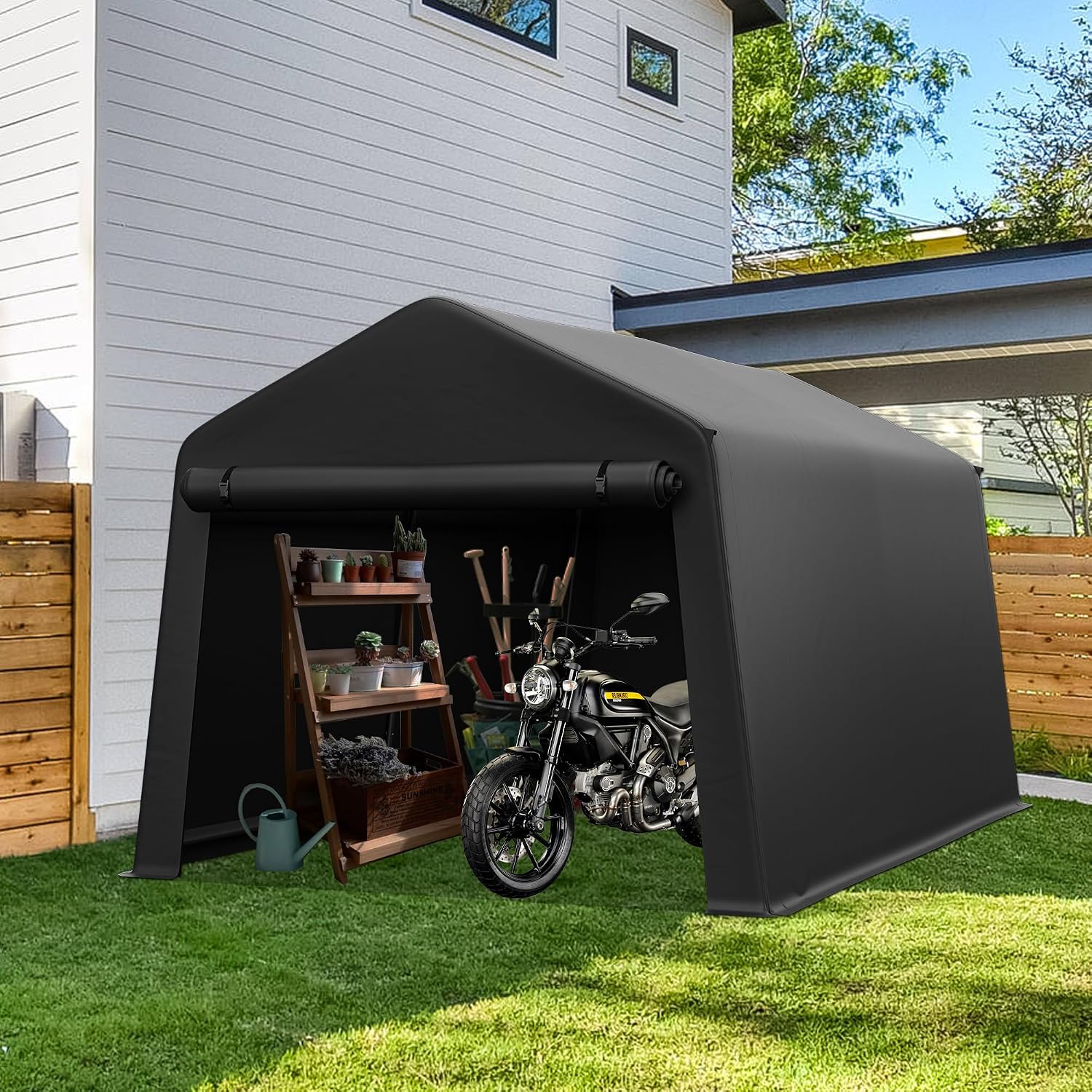 Portable Outdoor Storage Shed  - đánh giá và giá Gardening Tools